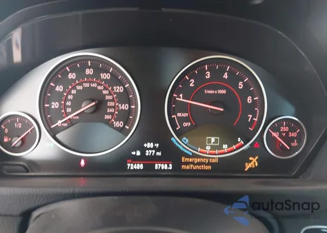 2017 BMW 340I z USA, uszkodzony, nr VIN WBA8B3G34HNU35873